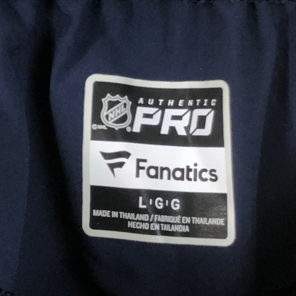 Fanatics NHL Washington Capitals 2024 Development Camp Game Shorts Sz L Navy
